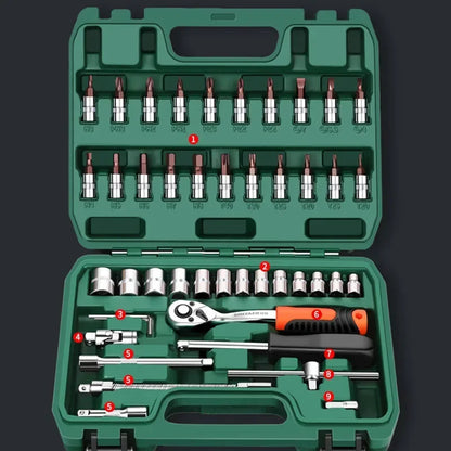 Auto Reparatur Werkzeuge Box Sets Elektriker Spanner Anti-fallen Fall Wasserdicht Stoßfest Sicherheit Teile Organizer Anti-herbst Toolbox - FUXL-Shopify 