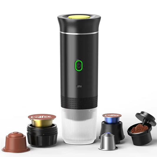Tragbare drahtlose Espressomaschine für Auto, Zuhause & Camping – 3-in-1 Kaffeemaschine - FUXL-Shopify