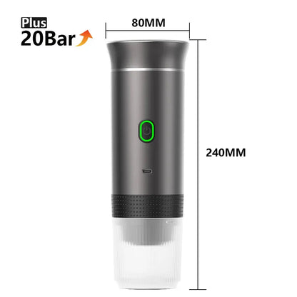 Tragbare drahtlose Espressomaschine für Auto, Zuhause & Camping – 3-in-1 Kaffeemaschine - FUXL-Shopify