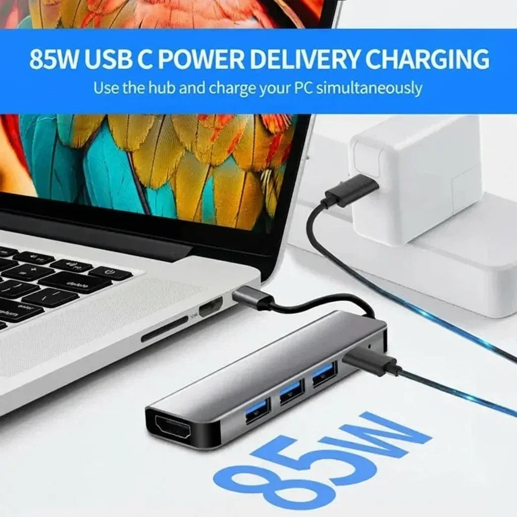 USB-C-Hub-to-4K-HDMI-Compatible-USB-3.0-2.0-Type-C-PD-Charging-Dock-for-MacBook-iPad-Samsung-S10-Dex-TV-Mouse-Keyboard-U-Disk-FUXL-Shopify-44081395 - FUXLShop