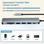 USB-C-Hub-to-4K-HDMI-Compatible-USB-3.0-2.0-Type-C-PD-Charging-Dock-for-MacBook-iPad-Samsung-S10-Dex-TV-Mouse-Keyboard-U-Disk-FUXL-Shopify-44081482 - FUXLShop