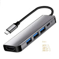 USB-C-Hub-to-4K-HDMI-Compatible-USB-3.0-2.0-Type-C-PD-Charging-Dock-for-MacBook-iPad-Samsung-S10-Dex-TV-Mouse-Keyboard-U-Disk-FUXL-Shopify-44081819 - FUXLShop