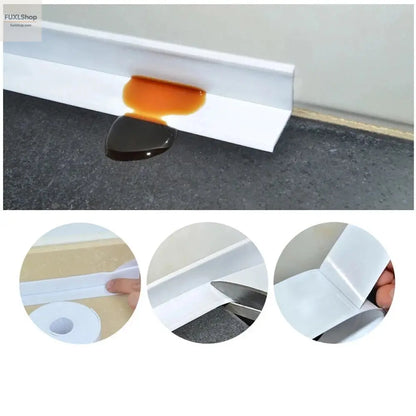 1pc Bathroom Waterproof Wall Stickers Sealing Tapes PVC Adhesive Sealing Strips Sink Edge Tape Kitchen Bathroom Accessories - FUXL-Shopify 