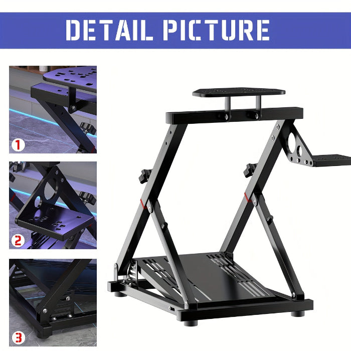 Racing Simulator Ständer – Dreiecksstruktur für Logitech & Thrustmaster – PS4, PS5, Xbox, PC - FUXLShop
