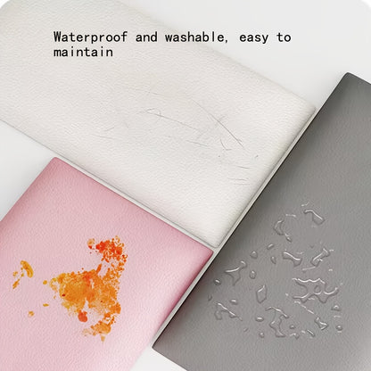 3D Soft Padded Kunstleder Wandpaneel 23x50 cm – selbstklebendes Kopfteil- und Tatami-Schutzpanel
