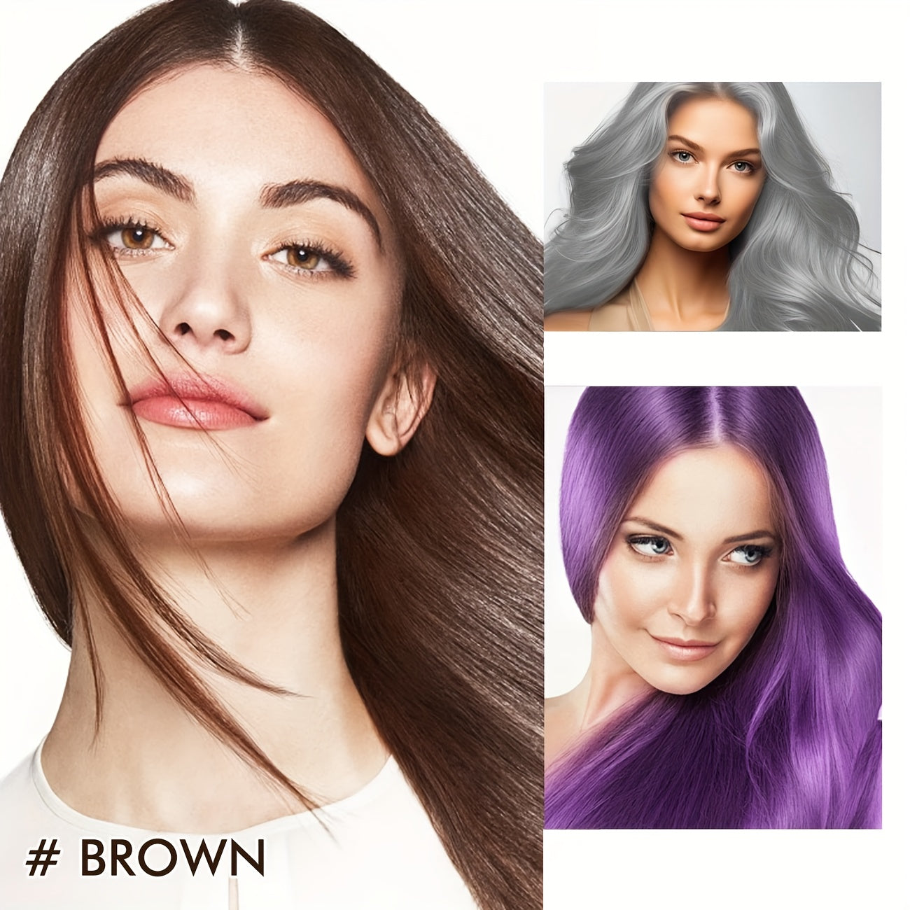 2er-Set Haarfärbe-Shampoo – Intensive Volltonfarbe, langanhaltend & pflegend, einfache Anwendung, verschiedene Nuancen, für alle Haartypen geeignet