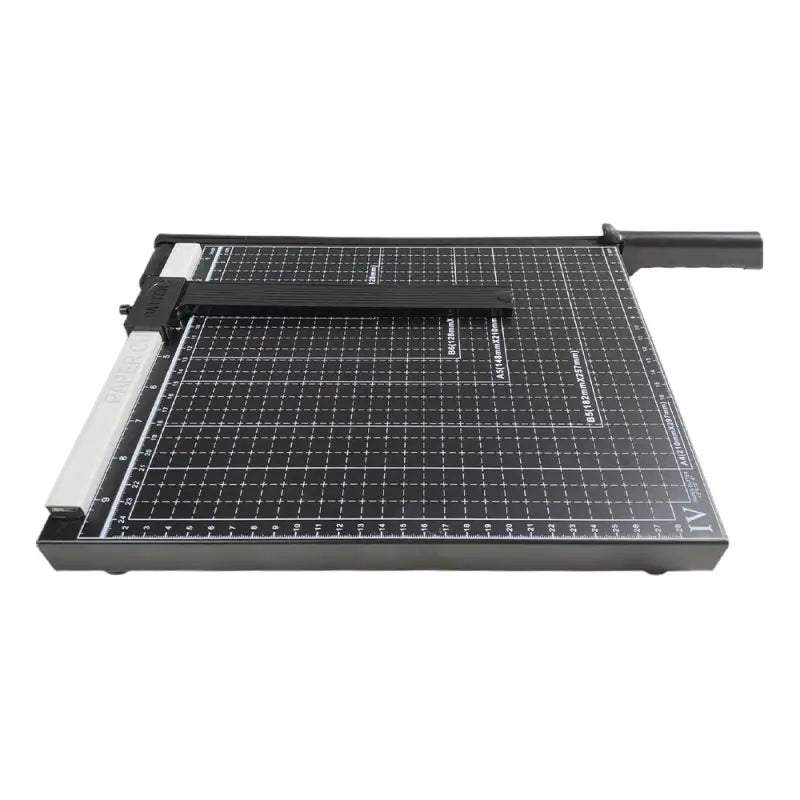Schwerlast trimmer guillotine-papierschneider hebelschneider schwarz mit lineal und rasterfläche online bestellen