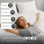 Leichte Sommer-Steppdecke – Weich, Hypoallergen, 60°C waschbar