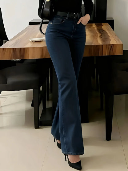 ..Dark Blue – Loose Fit, Diagonal Pockets
