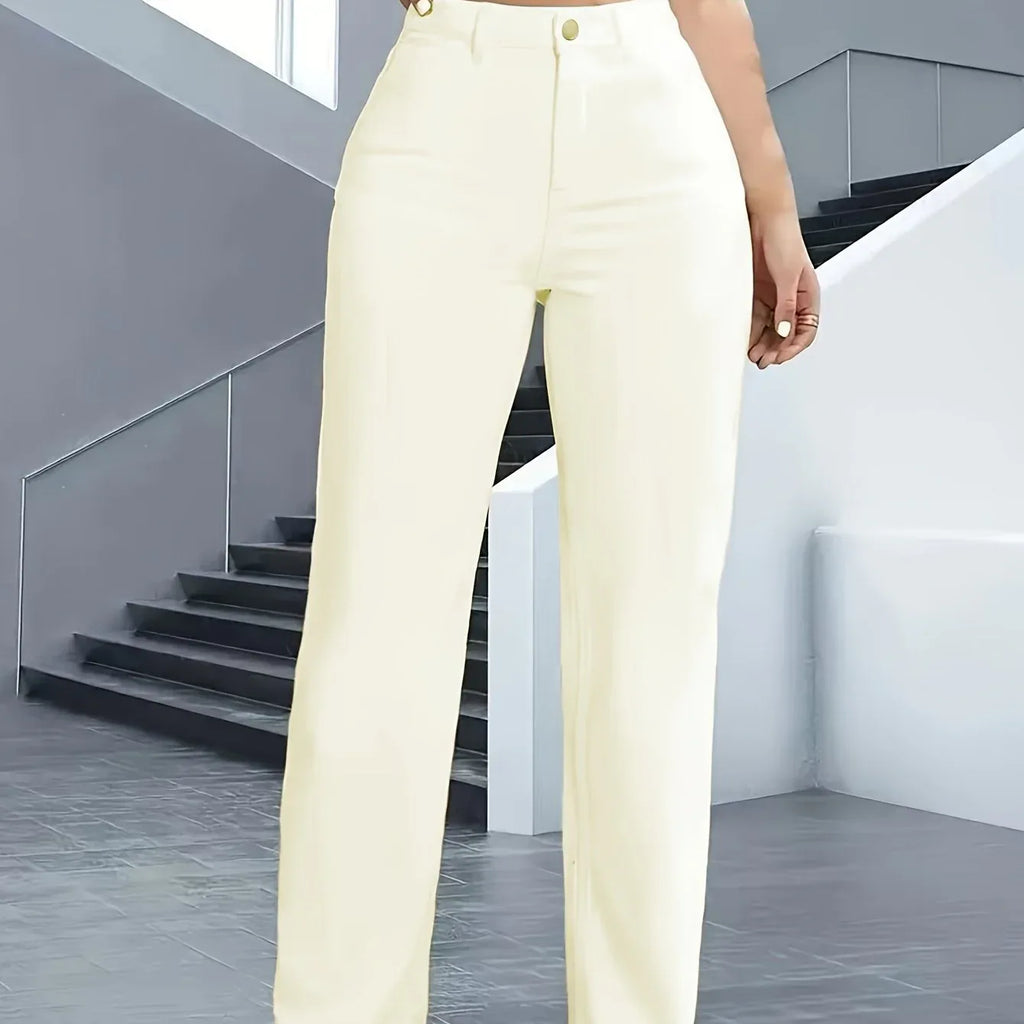 Damen Denim Jeans Weiß - Detailansicht Taschen