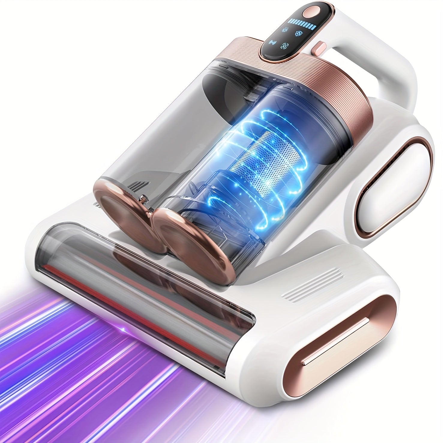 Handstaubsauger im Einsatz zur Reinigung von Haustierhaaren