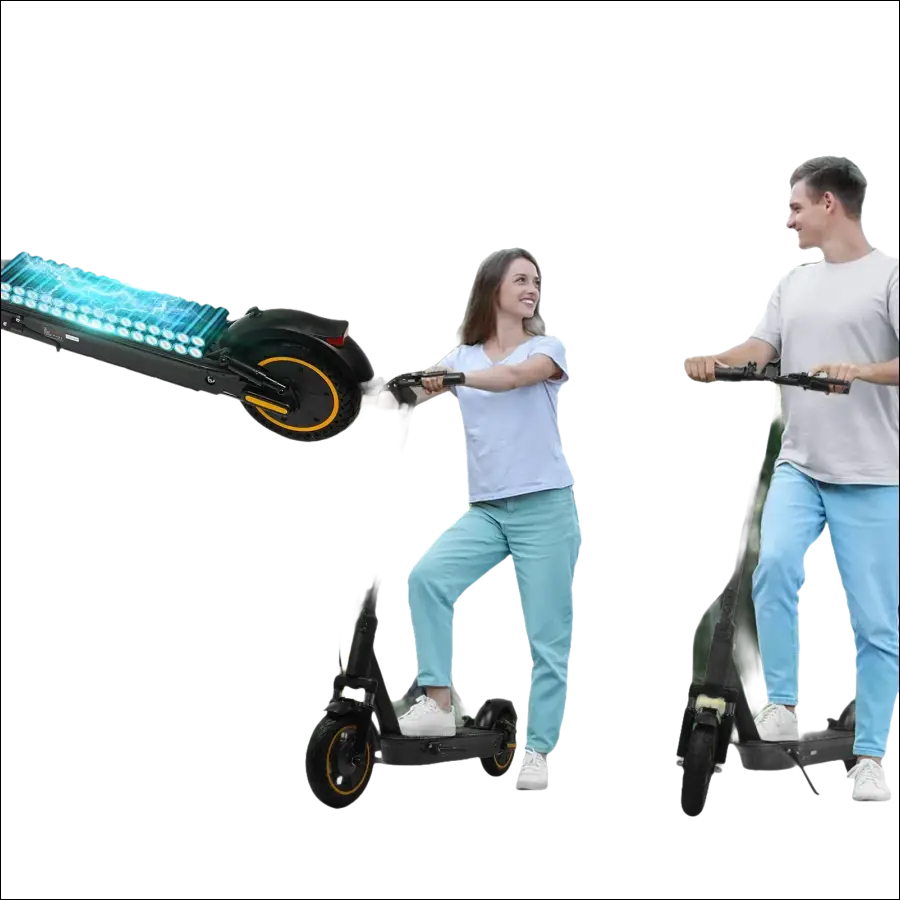 AOVOPRO Smart APP Elektroroller 2025 - 350W/500W Motor 36V/42V 25-45 km Reichweite - Erwachsenen E-Scooter