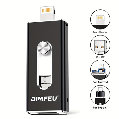 256GB USB Stick für iPhone, iPad, Android & PC – Speicher für Fotos, Videos & Dateien – Plug & Play, Backup, tragbar & stylisch