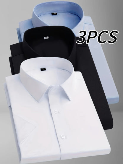 Herren Sommerhemden 3er-Set