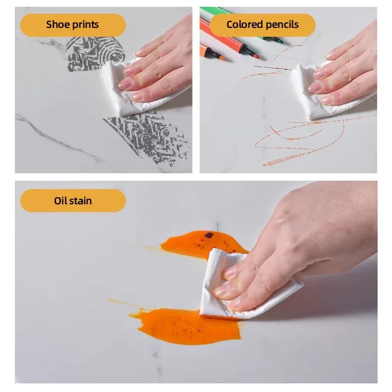 Selbstklebende 3D Marmor-Wandfliesen 60x30cm - Vinyl Fliesenaufkleber für Küche Bad & Wohnzimmer - Abwaschbar (19-99 Stück) - FUXLShop