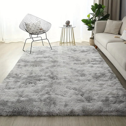 Plüsch Teppich Tie-Dye – Weiche rutschfeste Bettvorleger für Wohnzimmer & Schlafzimmer - FUXLShop