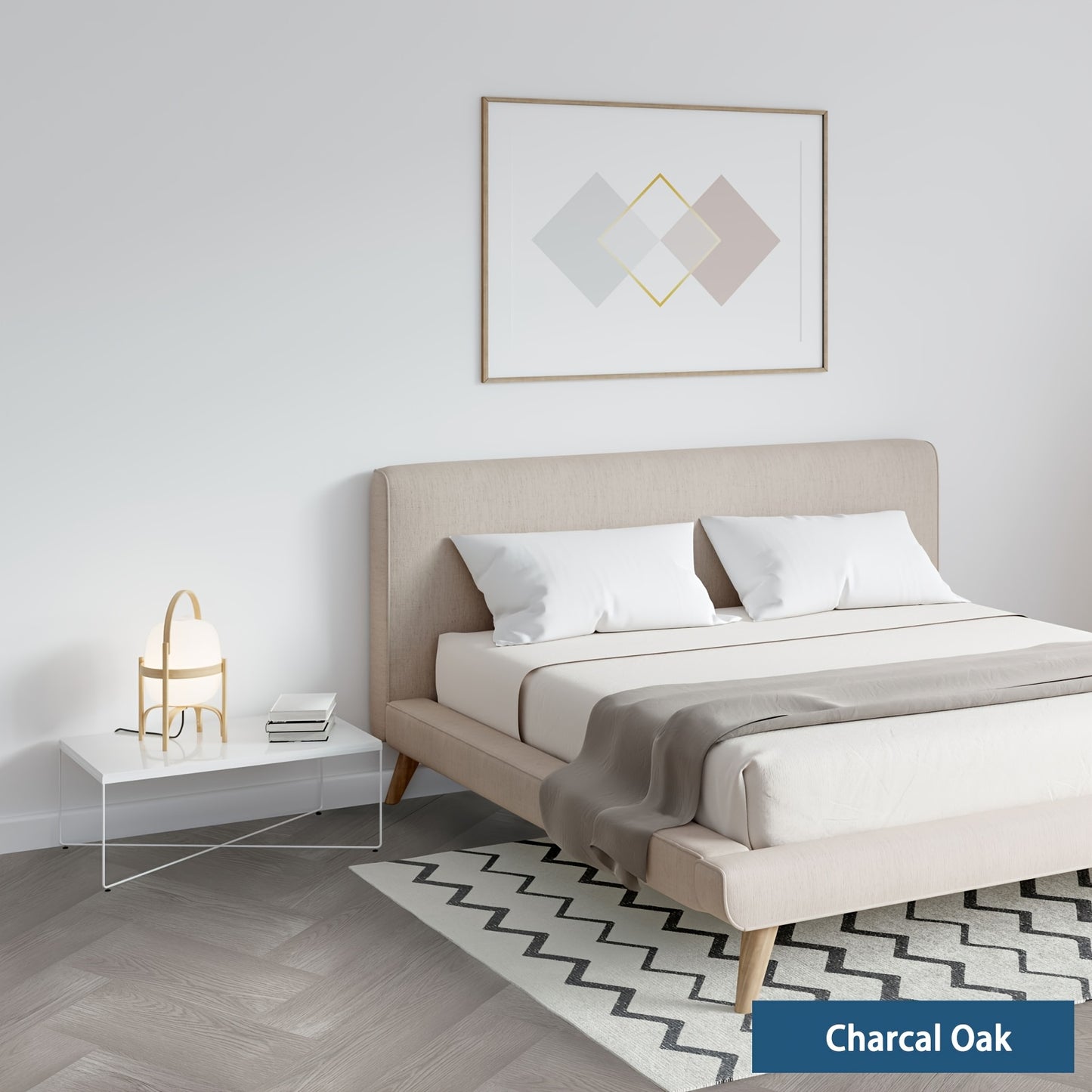 Vinyl Bodenbelag Selbstklebend 50 Stück - Wasserfeste Bodenfliesen Peel & Stick für Küche, Bad & Wohnzimmer