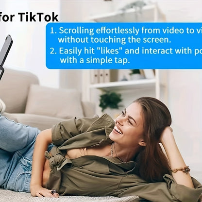 Kabellose Fernbedienung für TikTok und Präsentationen – kompatibel mit iPhone, iPad, Android