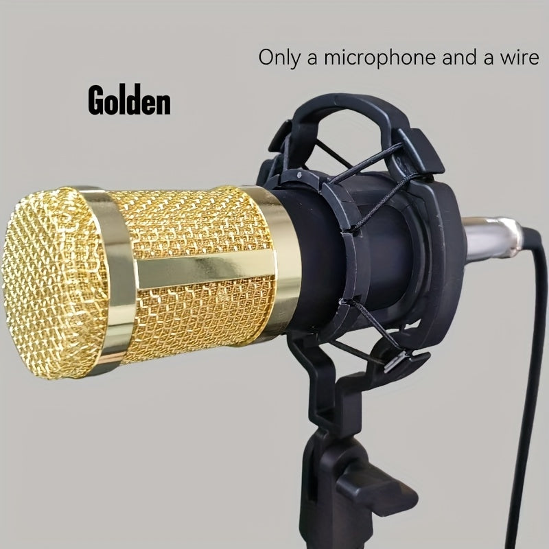 All-in-One Streaming Audio Kit mit BM800 Mikrofon, V8S Mixer & Zubehör – Metallgehäuse, USB, Geräuschunterdrückung, Soundeffekte, Dual-Device, ideal für Podcast & YouTube - FUXLShop