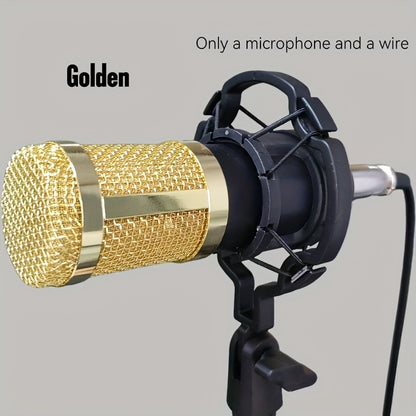 All-in-One Streaming Audio Kit mit BM800 Mikrofon, V8S Mixer & Zubehör – Metallgehäuse, USB, Geräuschunterdrückung, Soundeffekte, Dual-Device, ideal für Podcast & YouTube - FUXLShop