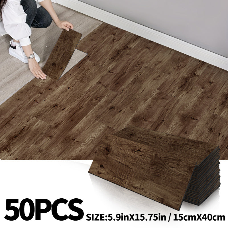 20/50 Stück Selbstklebende Bodenfliesen in Holzoptik – 15×40 cm IXPE, Retro-Design, strapazierfähig & pflegeleicht für Wohnzimmer, Küche, Büro