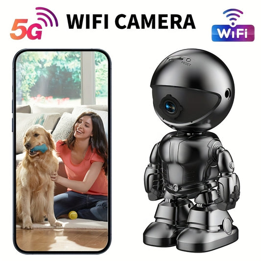 3MP HD Smart Sicherheitskamera – 360° Nachtsicht, Zwei-Wege-Audio, Bewegungserkennung, WLAN, App-gesteuert für Innen & Außen, Haustier & Zuhause