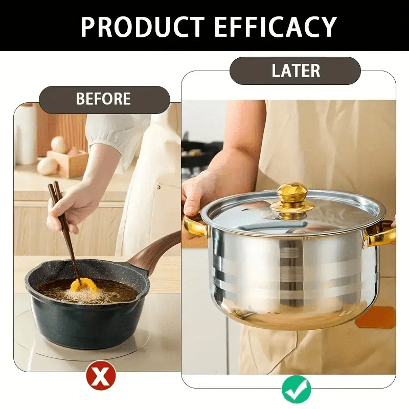 10-teiliges Edelstahl-Kochgeschirr-Set - Antihaft-Töpfe mit Deckeln für Küche und Restaurant