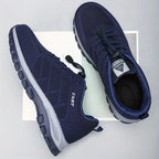 Men's Breathable Lightweight Sneakers - Sporty Casual Shoes with Soft Sole