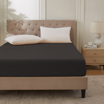 Baumwolle Spannbettlaken – Hochwertig, 130 g/m², 30 cm Steghöhe, Atmungsaktiv & Weich, Pflegeleicht, Ganzjahres-Bettwäsche für Zuhause & Gästezimmer