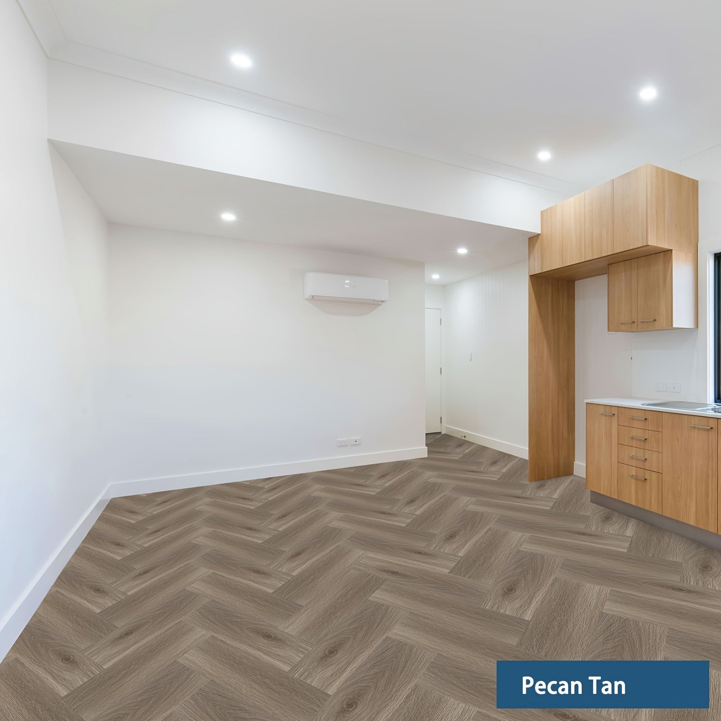 Vinyl Bodenbelag Selbstklebend 50 Stück - Wasserfeste Bodenfliesen Peel & Stick für Küche, Bad & Wohnzimmer