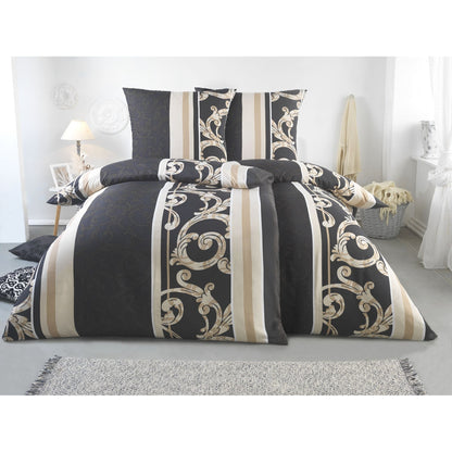 Bettwäsche-Set 135x200 4-teilig – Allergikerfreundlich – Spannbettlaken 135x200 & Kissenbezug 80x80 | Modern & Hochwertig