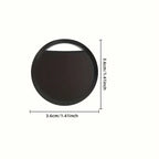 Schwarzes rundes led-nachtlicht 3,6 cm Durchmesser im smart tag 4er-set für schlüssel und geldbeutel