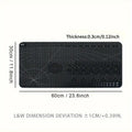 Schneidmatte schreibtischunterlage schwarz mit rutschfester a2 schneidematte und geometrischem grid online bestellen