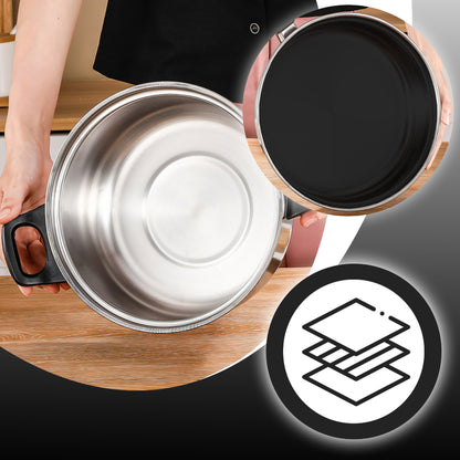 Edelstahl Töpfe und Pfannen Set