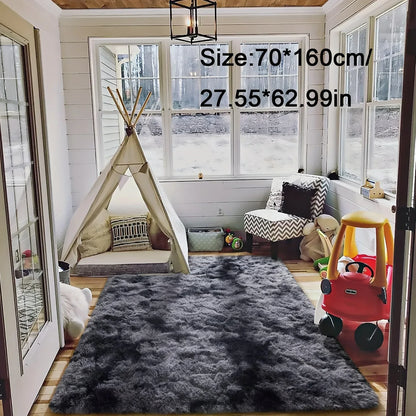 Plüsch Teppich Tie-Dye – Weiche rutschfeste Bettvorleger für Wohnzimmer & Schlafzimmer - FUXLShop