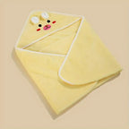 Babyhandtuch - Babyhandtuch – Kapuzenhandtuch Baby & Kinder – Tiermotiv, Coral-Fleece, 80×80 cm | FUXLShop