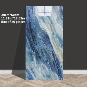 3D Wandpaneele Marmor-Optik selbstklebend 60x30 cm – Schaumstoff, für Bad, Küche & Wohnzimmer - FUXLShop
