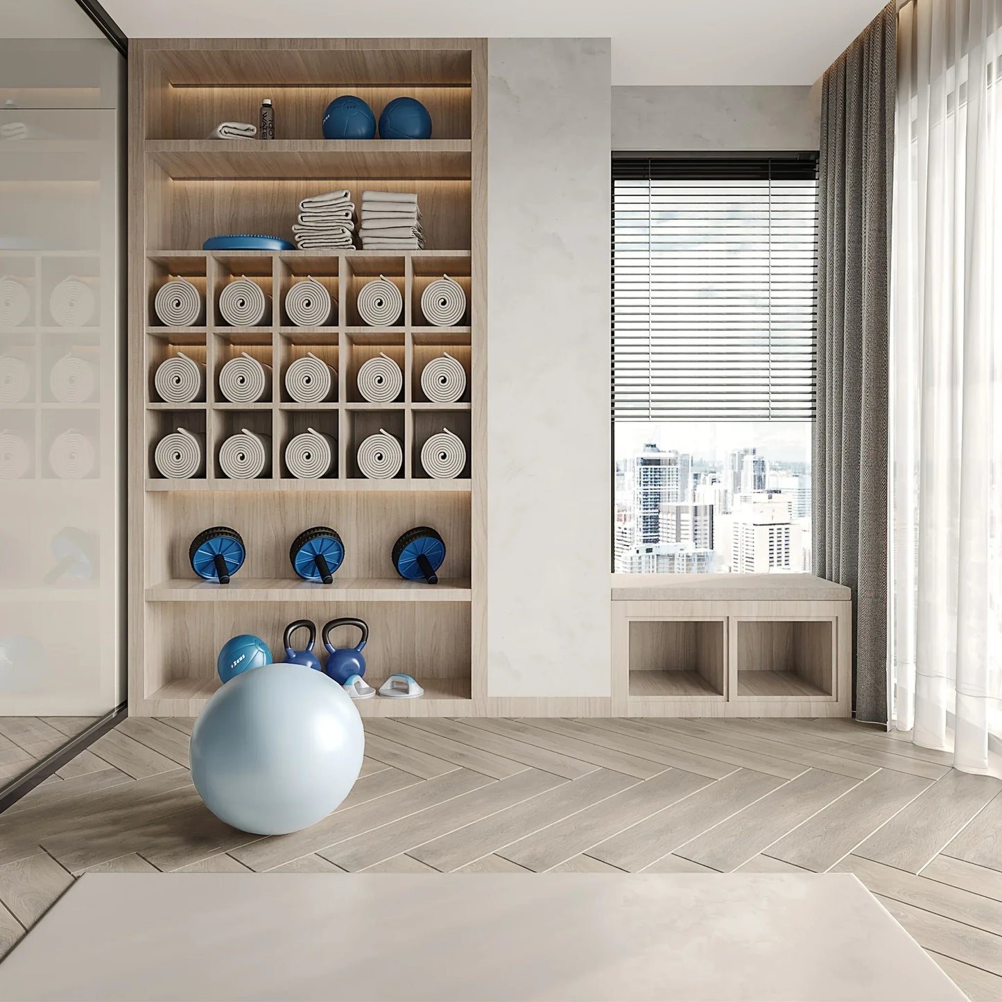 Vinyl Bodenbelag Selbstklebend 18-36 Stück - PVC Bodenfliesen Holzoptik Eiche 2,5-5m² für Küche & Wohnzimmer - FUXLShop
