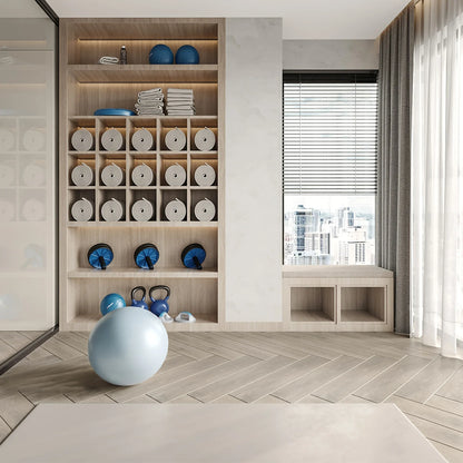 Vinyl Bodenbelag Selbstklebend 18-36 Stück - PVC Bodenfliesen Holzoptik Eiche 2,5-5m² für Küche & Wohnzimmer - FUXLShop