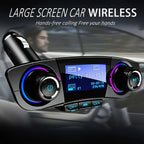 Auto FM Transmitter Bluetooth mit USB Ladegerät - Freisprecheinrichtung & MP3 Player für KFZ - FUXLShop