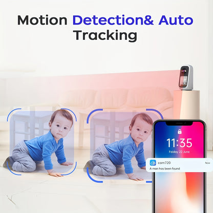 JOOAN Smart Security Camera 5GHz WiFi 1296P HD Night Vision AI Motion Tracking 360° Sichtfeld Zwei-Wege-Talk Sirene Alarm