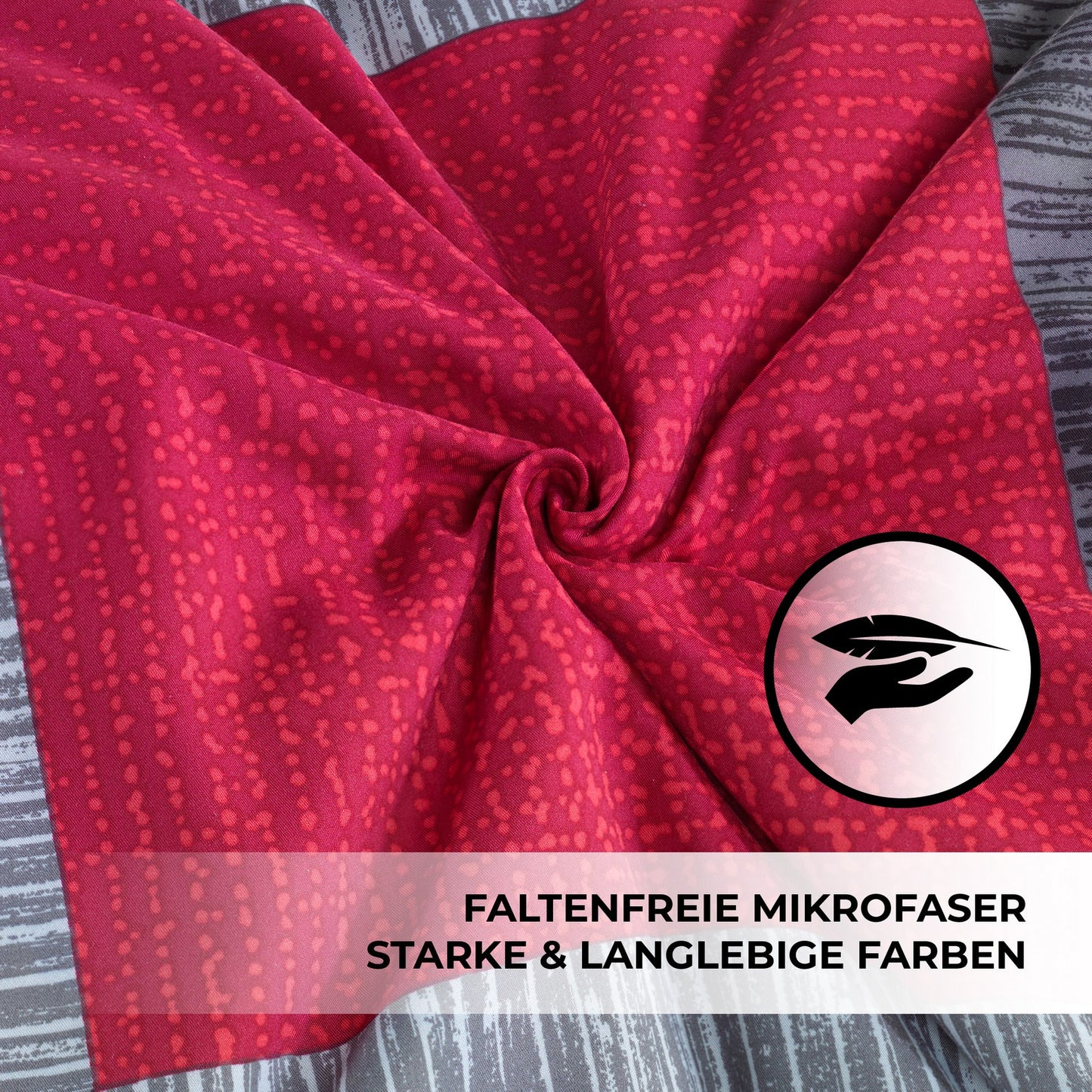 Bettwäsche-Set 135x200 4-teilig – Allergikerfreundlich – Spannbettlaken 135x200 & Kissenbezug 80x80 | Modern & Hochwertig
