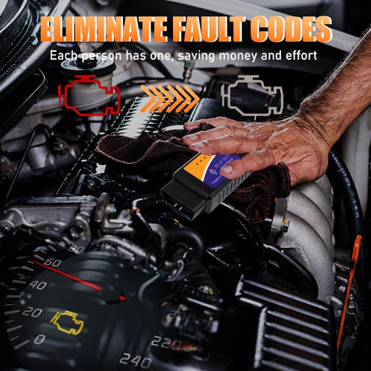 Wireless OBD2 Scanner Full System Scan Emission Test Echtzeit Datenanalyse für Android iOS OBD II Fahrzeugdiagnosegerät