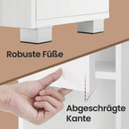 Badezimmerschrank 30x30x170 cm – Modernes Badmöbel mit Schublade, verstellbaren Regalen & offenem Fach - FUXLShop