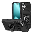 Black stoßfeste handyhülle mit metallhalter und texturiertem griff für iphone 11–17 pro max online bestellen