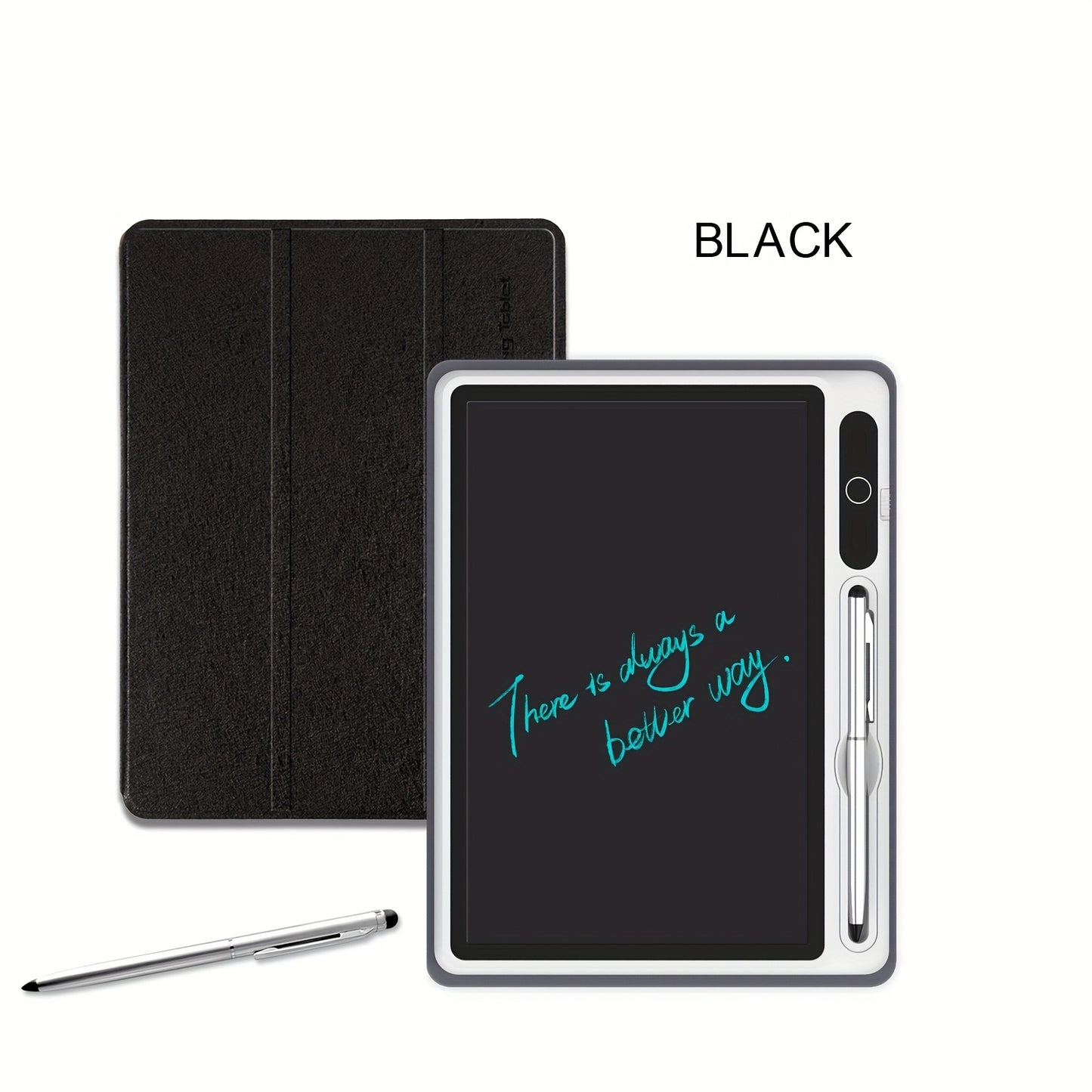 INNoreBoard 9,3" Elektronisches Whiteboard – tragbar mit kapazitivem Stift & Ein-Knopf-Löschung – faltbares Case, 36V Akku – Schwarz für Büro & Schule