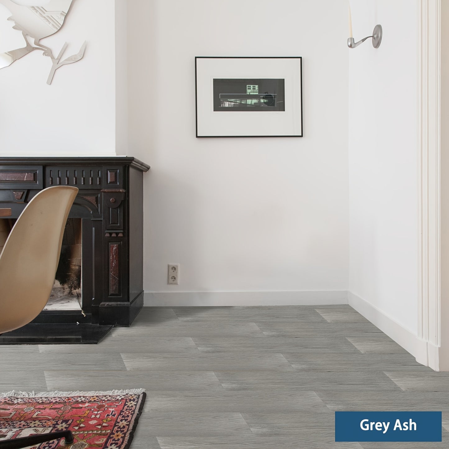 Vinyl Bodenbelag Selbstklebend 50 Stück - Wasserfeste Bodenfliesen Peel & Stick für Küche, Bad & Wohnzimmer