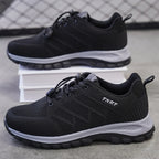Men's Breathable Lightweight Sneakers - Sporty Casual Shoes with Soft Sole