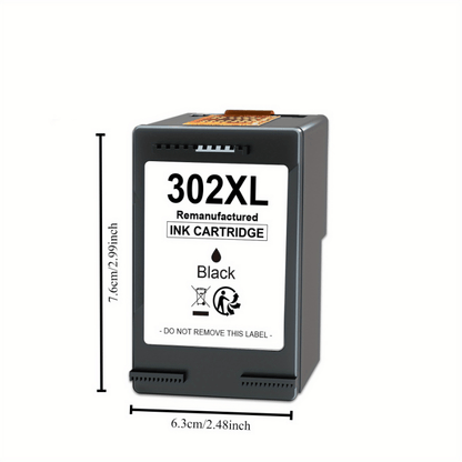 Multipack Druckerpatronen Ersatz für HP 302 / 302XL – kompatibel mit DeskJet, Envy & OfficeJet – Schwarz & Farbe – hohe Reichweite & klare Ausdrucke