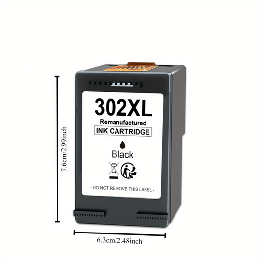 Multipack Druckerpatronen Ersatz für HP 302 / 302XL – kompatibel mit DeskJet, Envy & OfficeJet – Schwarz & Farbe – hohe Reichweite & klare Ausdrucke